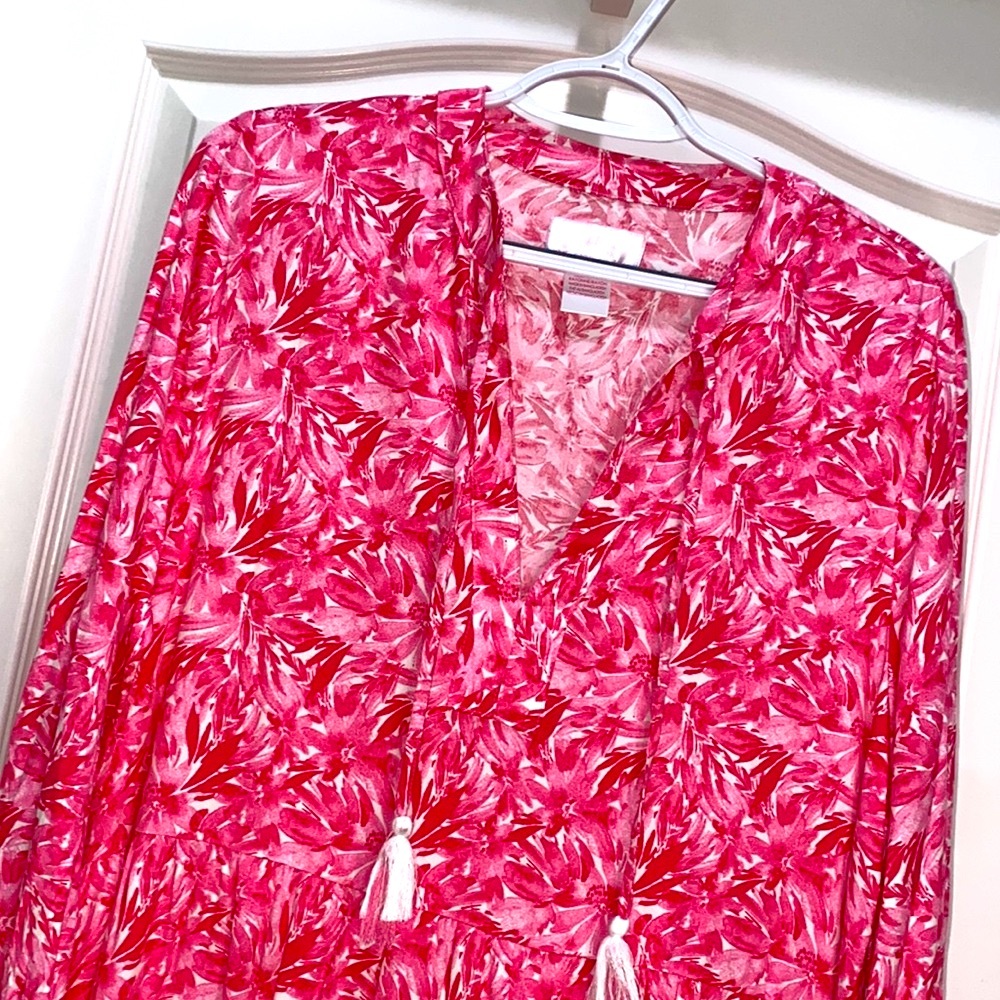 Stella Parker NWT  size large PINK pink petal shower dress. New with tags